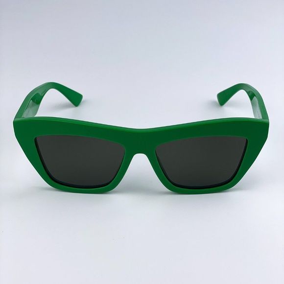 Bottega Veneta BV1121S 005 Sunglasses Green Cat Eye Unisex - Picture 7 of 11
